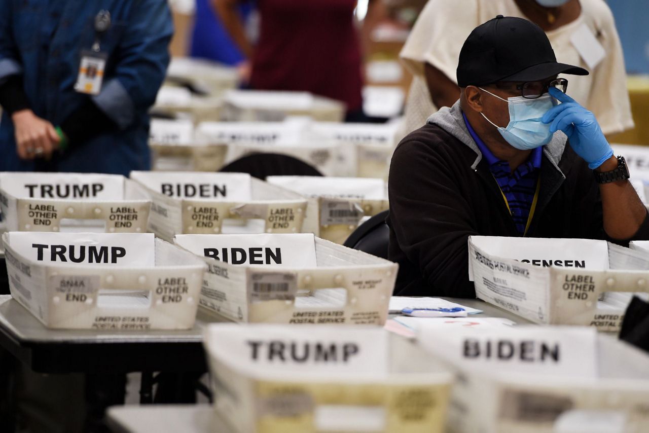 Georgia hand tally of presidential race getting underway