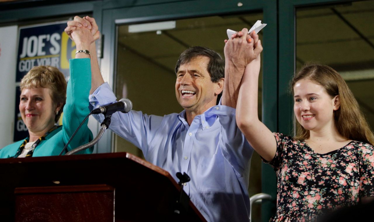 Blue-Haired Joe Sestak Stands Out on the Campaign Trail - wide 5