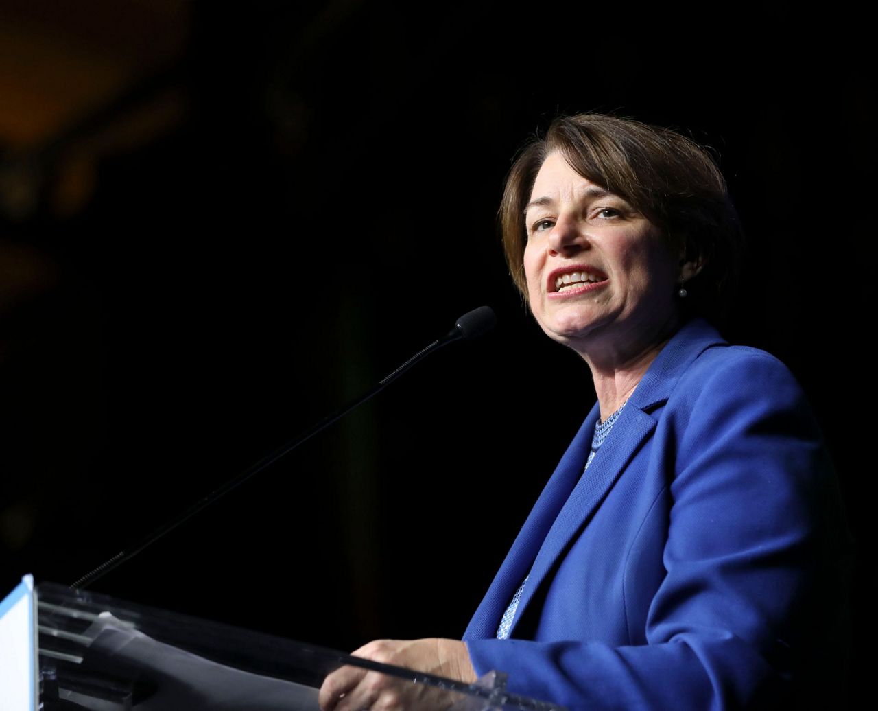 Klobuchar Lists Executive Orders Shed Sign As President