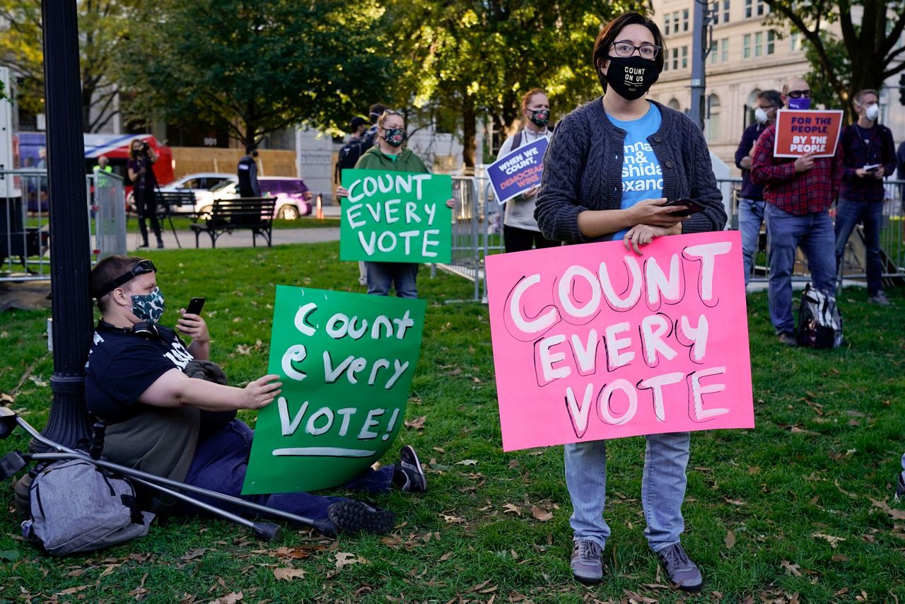 Protesters gather near White House, no wide unrest seen