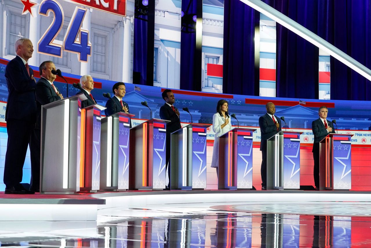 The first 2024 Republican presidential debate is set to kick off in