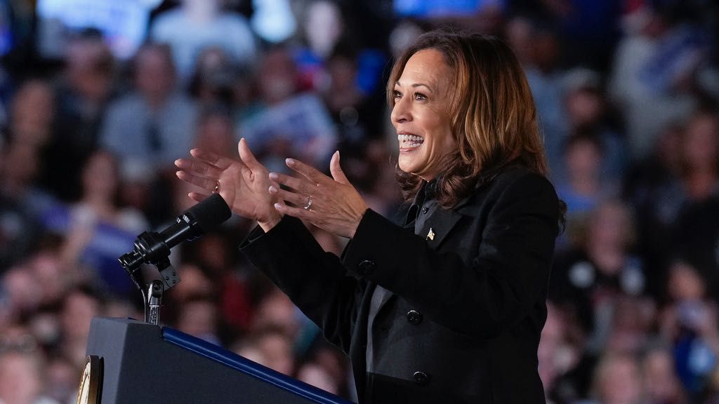 FILE - Democratic presidential nominee Vice President Kamala Harris speaks during a campaign event, Friday, Sept. 13, 2024, Wilkes-Barre, Pa. (AP Photo/Jacquelyn Martin)