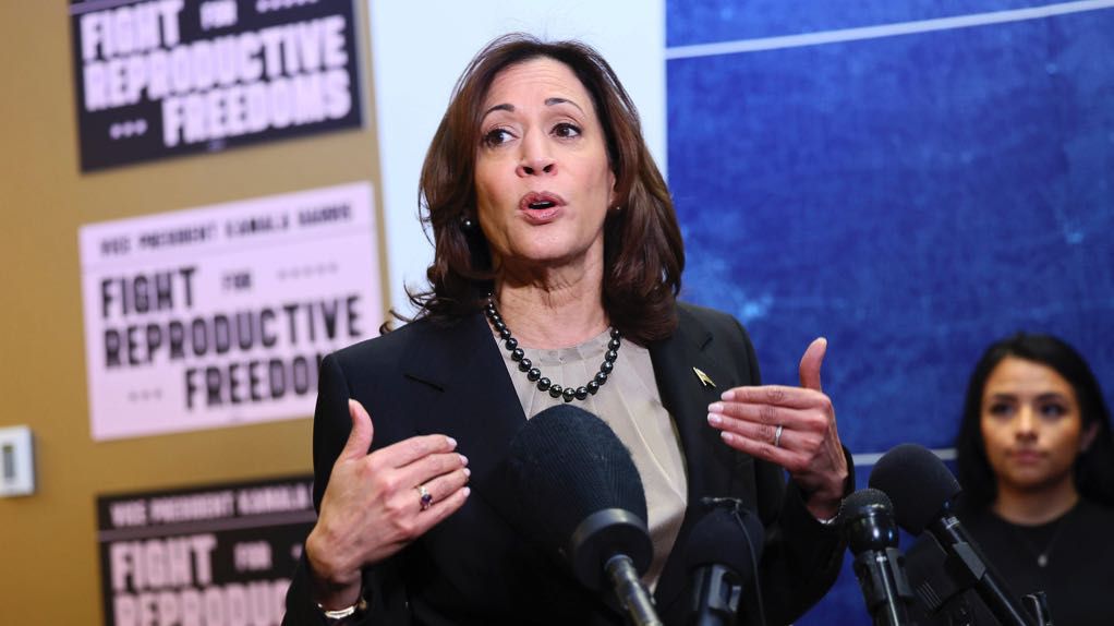 Vice President Kamala Harris speaks at Planned Parenthood, March. 14, 2024, in St. Paul, Minn. (AP Photo/Adam Bettcher, File)