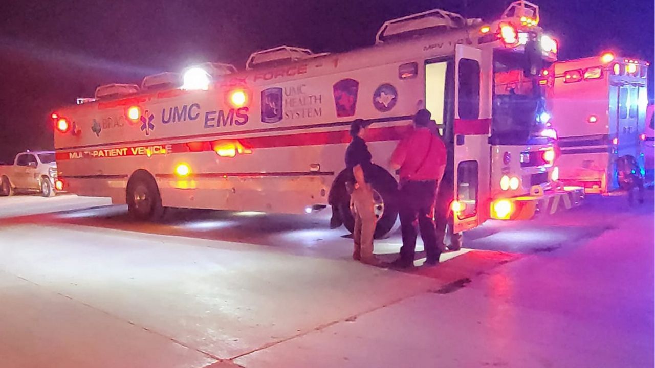 Emergency crews respond to fire at South Fork Dairy Farm on Monday night. (Castro County Sheriff's Office)