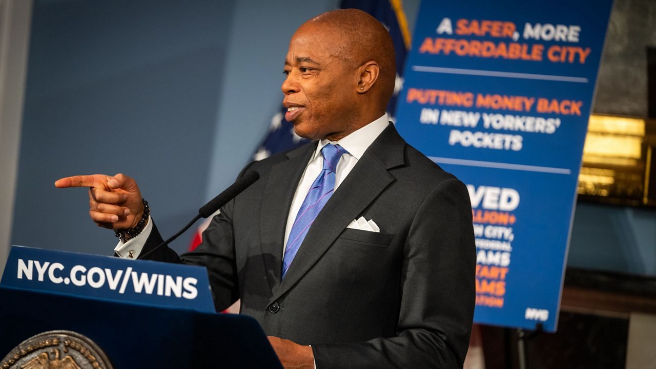 Adams’ interview came a day after he announced he would forgo the June 24 Democratic primary to run as an independent in the November general election. (Ed Reed/Mayoral Photography Office)
