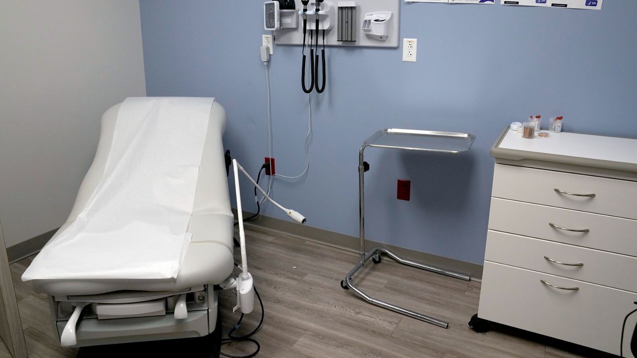 An exam room is seen inside Planned Parenthood Friday, March 10, 2023, in Fairview Heights, Ill. (AP Photo/Jeff Roberson)