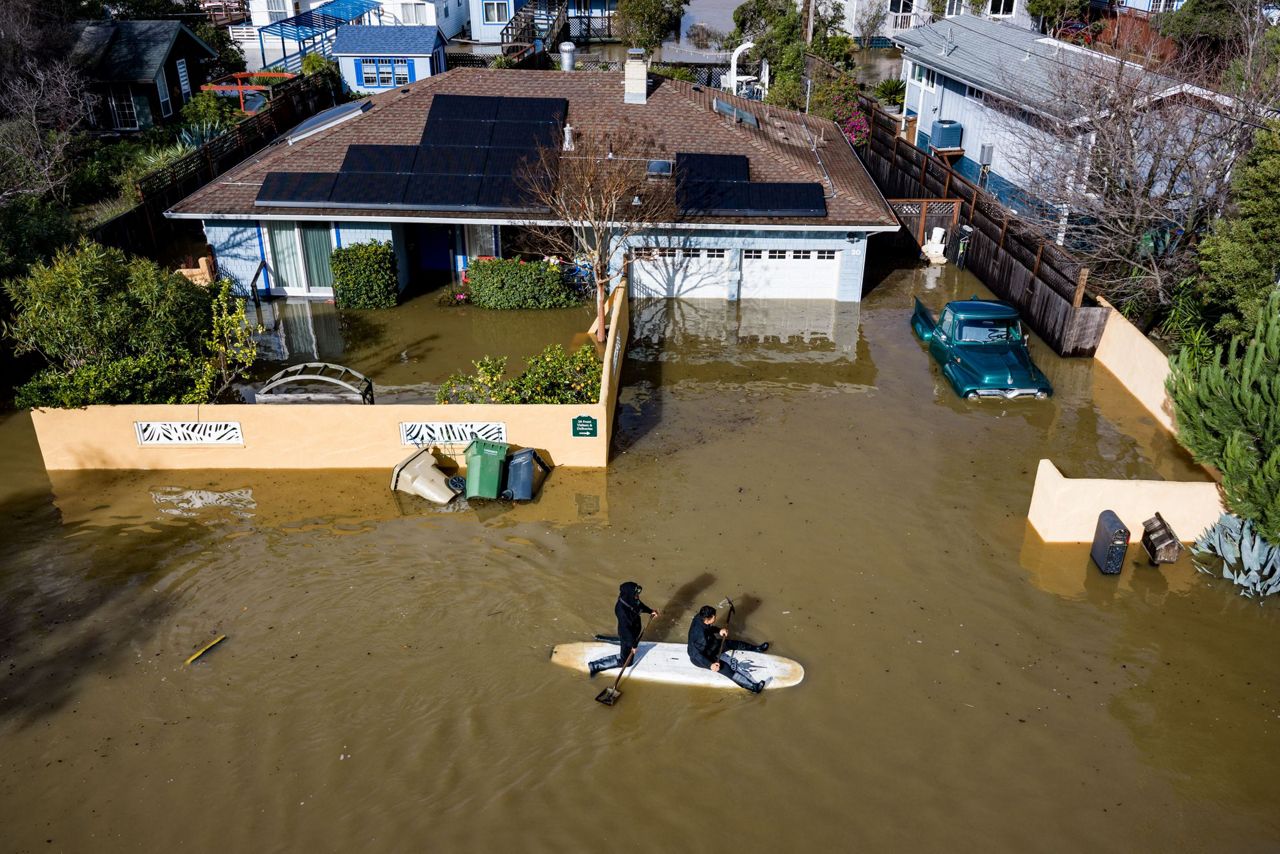 Rain continues in parts of California reeling from flooding and high tides