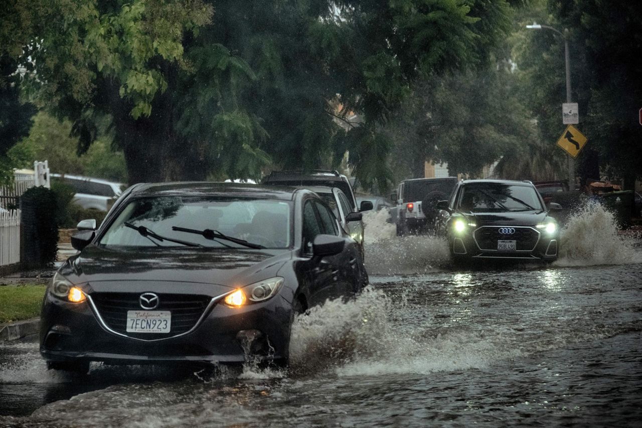 Rare October storm brings heavy rain and possible mudslides to Southern ...