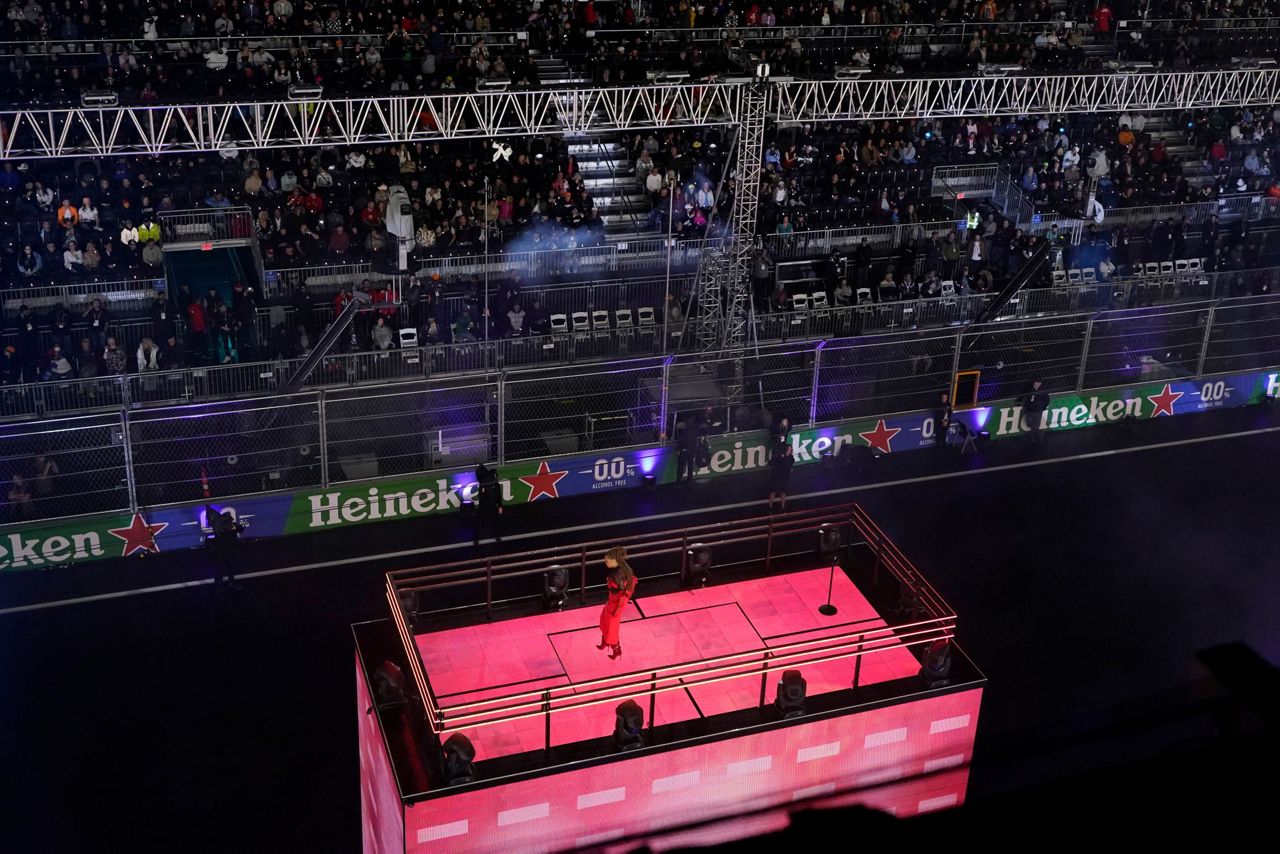 At Formula One's inaugural Las Vegas Grand Prix, music takes a front seat