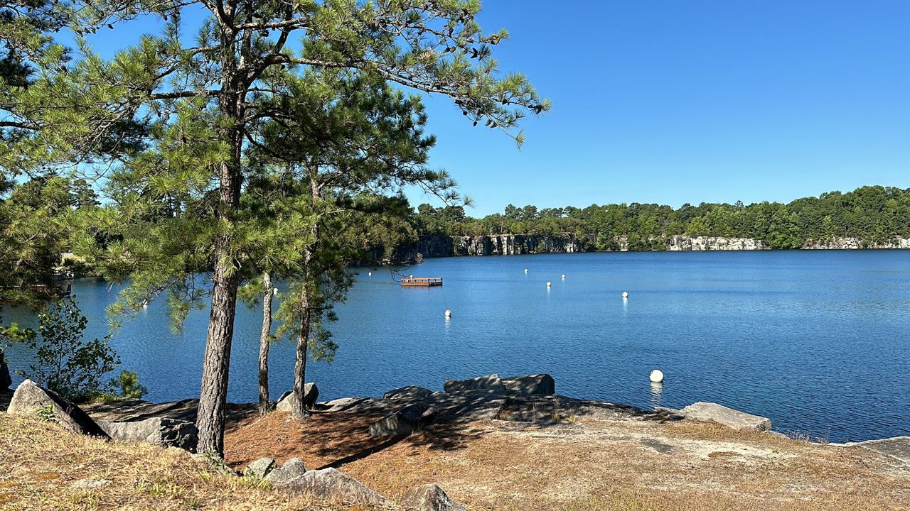 Fantasy Lake in Wake Forest. (Spectrum News 1/Jenna Rae Gaertner)