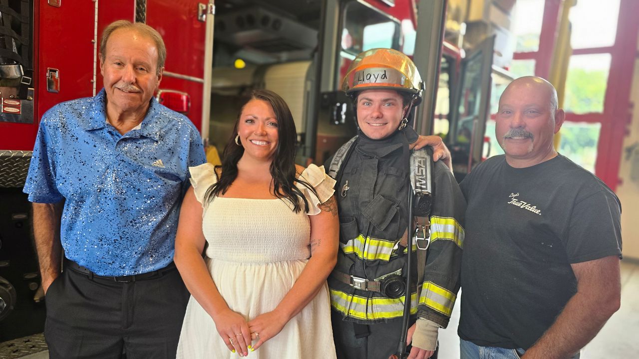  Evan Lloyd becomes a third-generation firefighter-paramedic in Janesville, joining his sister McKayla and father Chris in the family legacy that started with his grandfather, Gary.