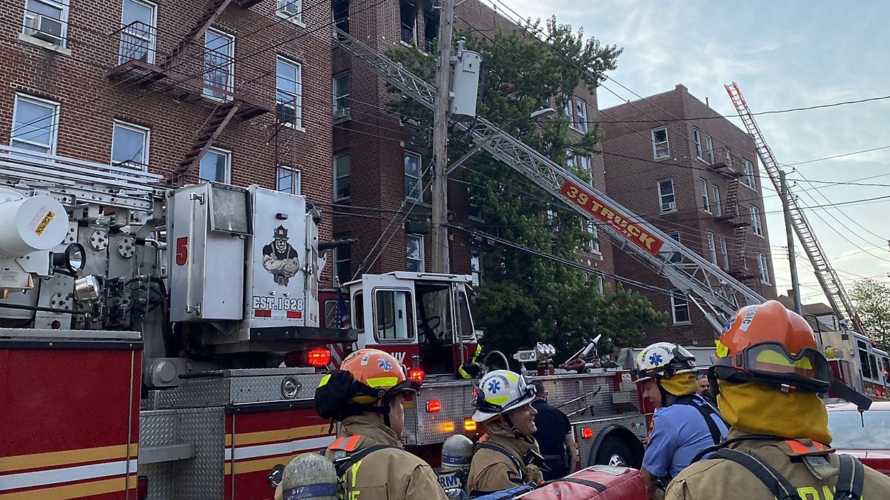 Two Killed In Bronx Apartment Fire Officials Say 