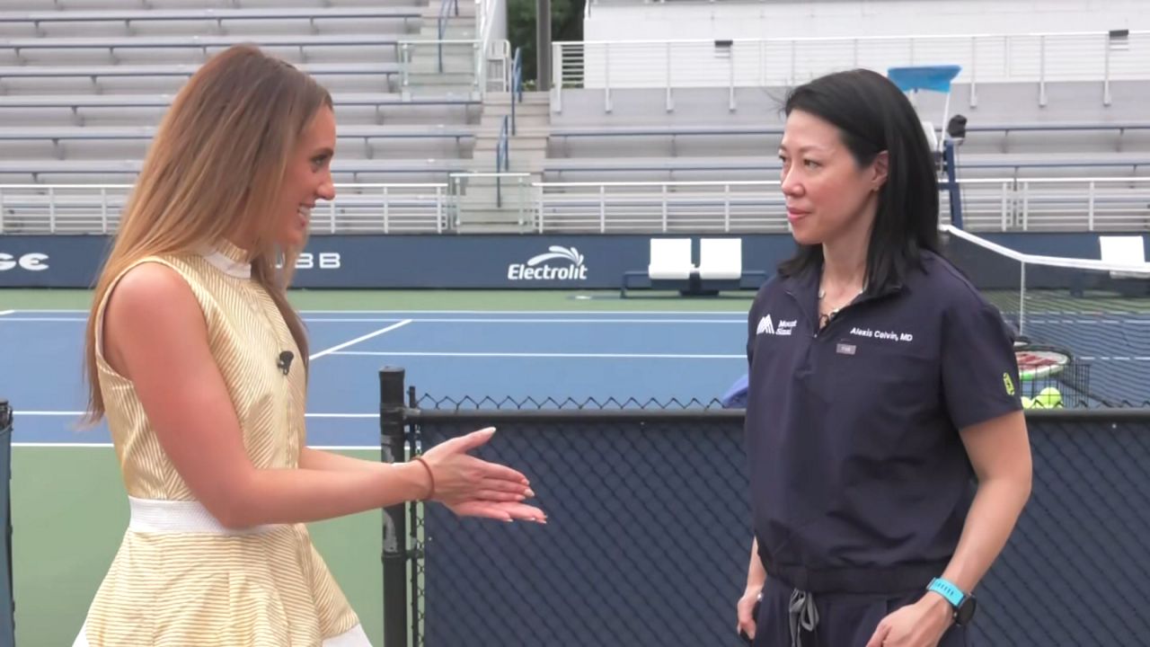 US Open’s top doctor shares how to stay healthy on the court