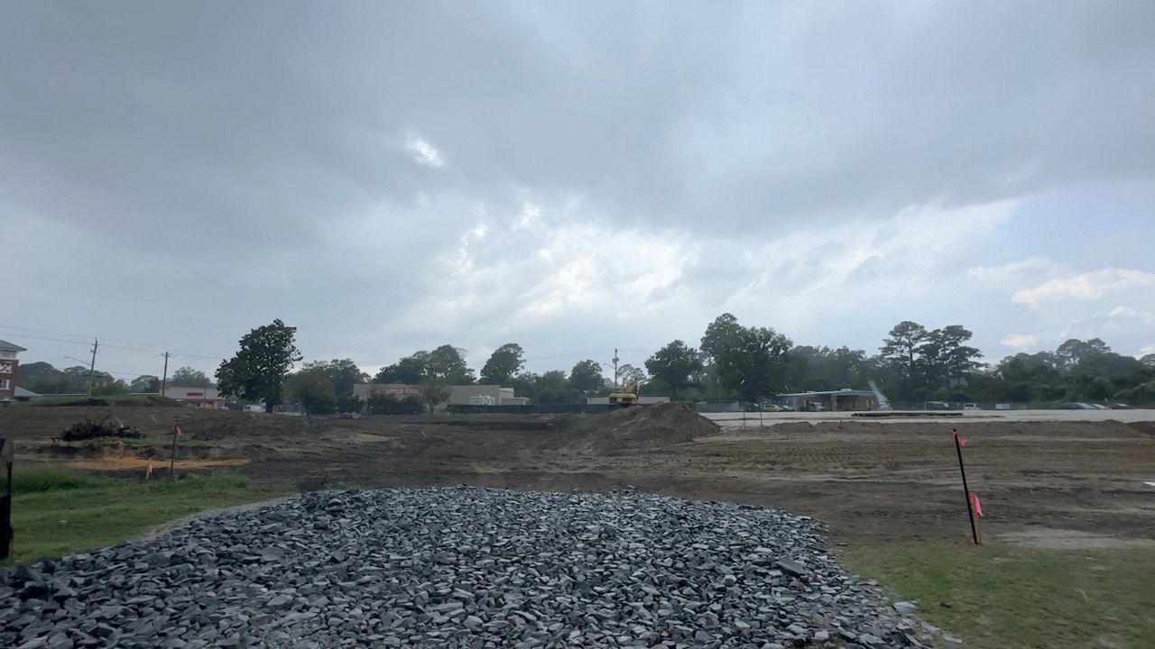 The City of New Bern started construction on the new recreation center.