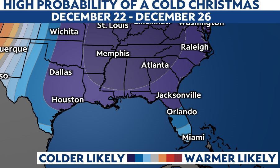 Chances of a cold Christmas in Central Florida