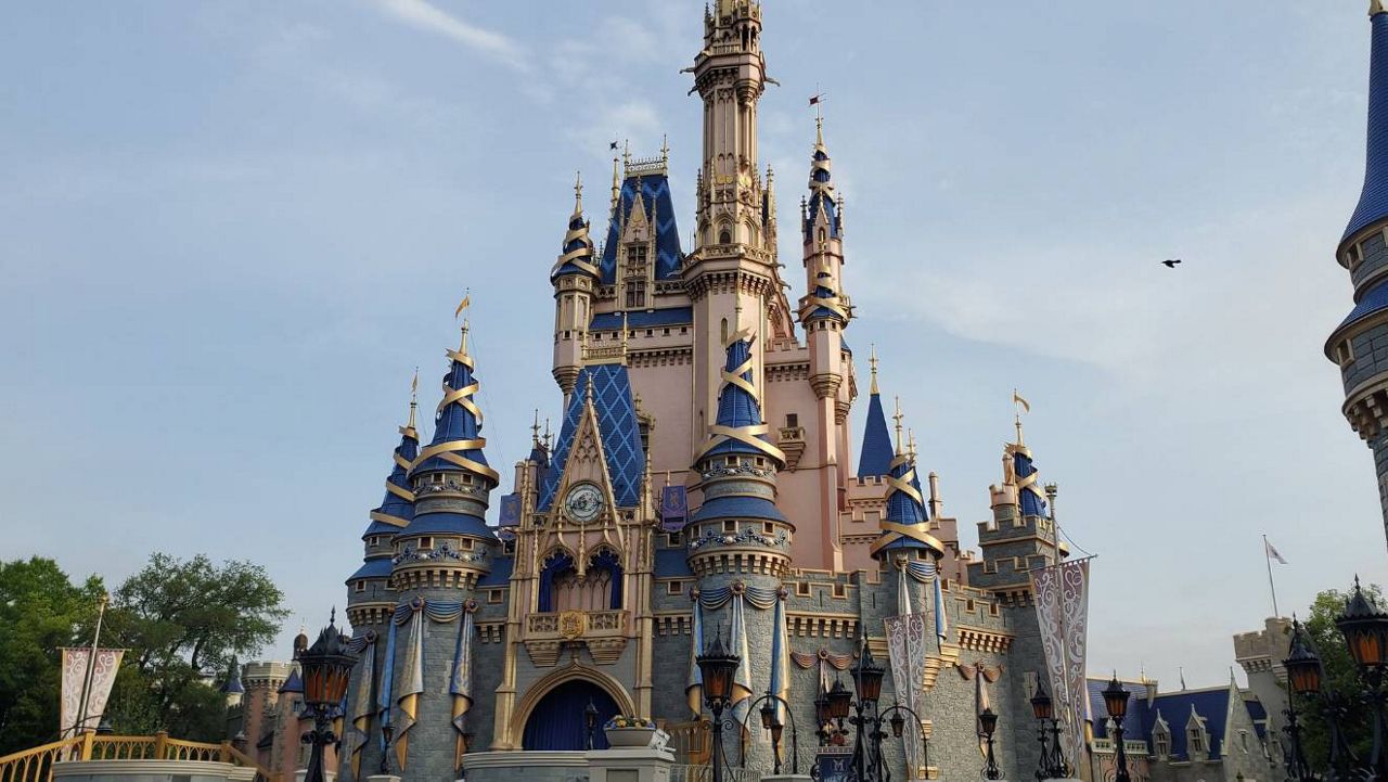 Cinderella Castle at Magic Kingdom at Walt Disney World Resort. (Spectrum News/Ashley Carter)