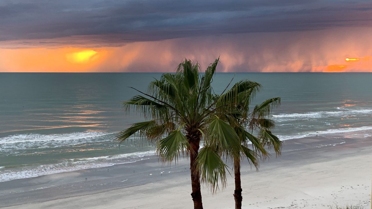 Shower from the beach