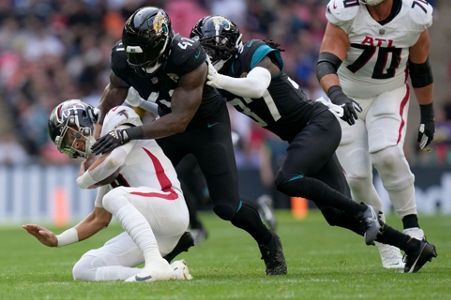 Jacksonville Jaguars linebacker Josh Allen during the game between