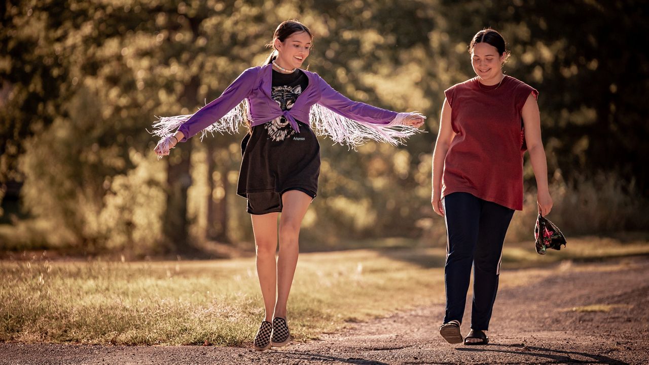 Isabel Deroy-Olson and Lily Gladstone star in “Fancy Dance,” streaming on Apple TV+ June 28. (Image courtesy of Apple TV+)