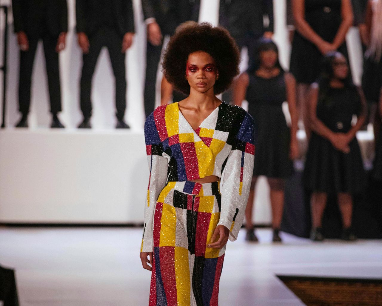 Pyer Moss celebrates black culture with fashion and music