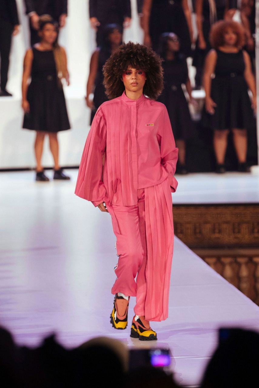 Pyer Moss celebrates black culture with fashion and music