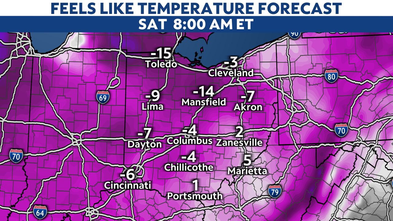 Accumulating snow in the forecast