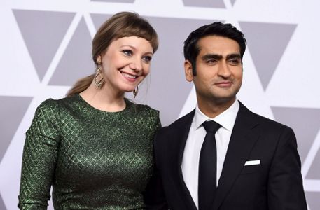 Kumail Nanjiani's wife Emily V. Gordon posts photo of his buff