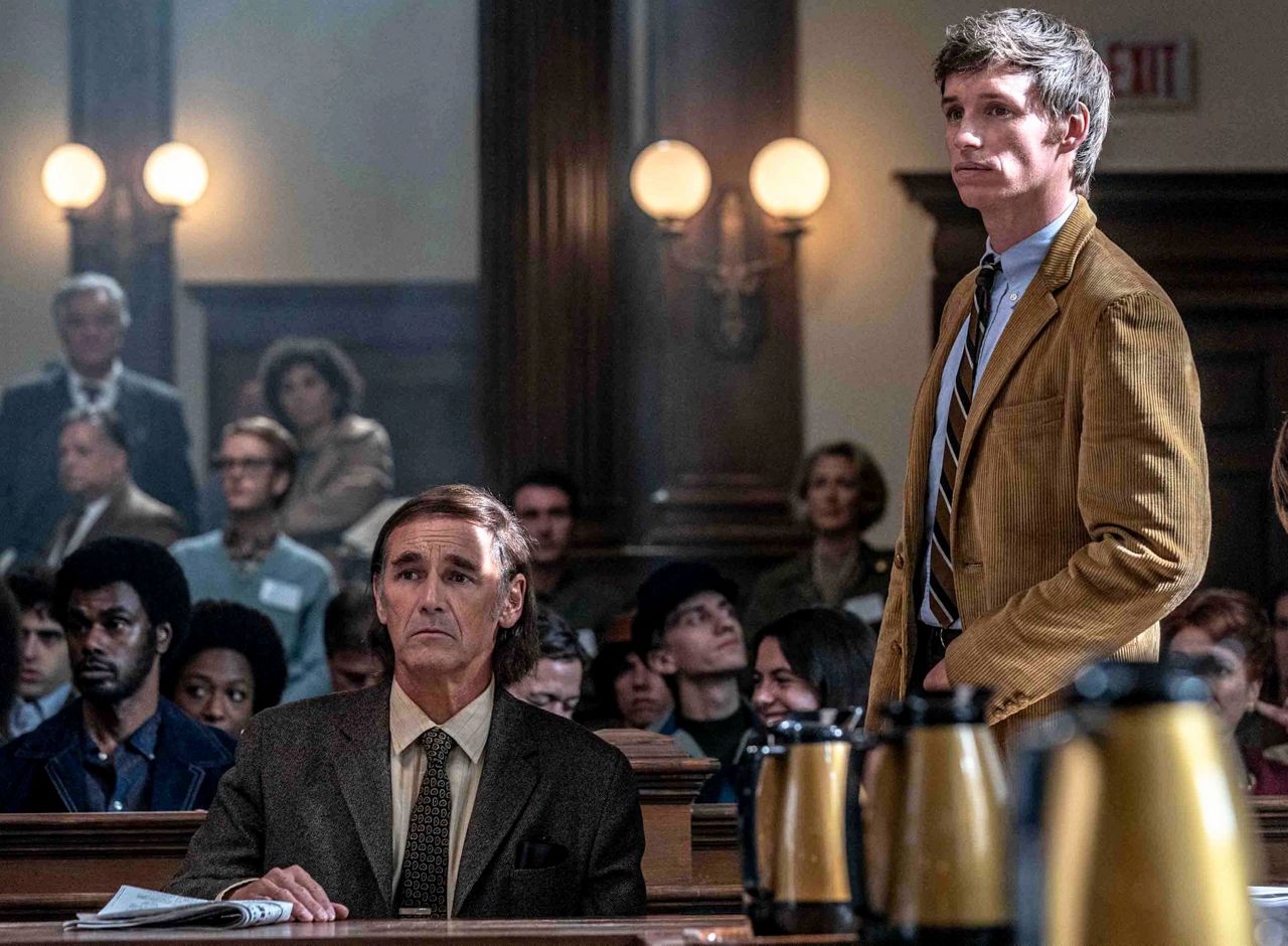 Review: The Chicago Seven trial gets the Aaron Sorkin touch