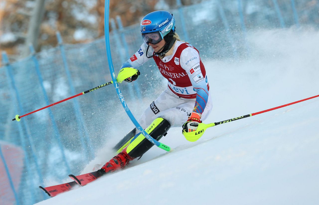 Slovakian Skier Vlhova Leads Shiffrin In 1st Run Of Slalom