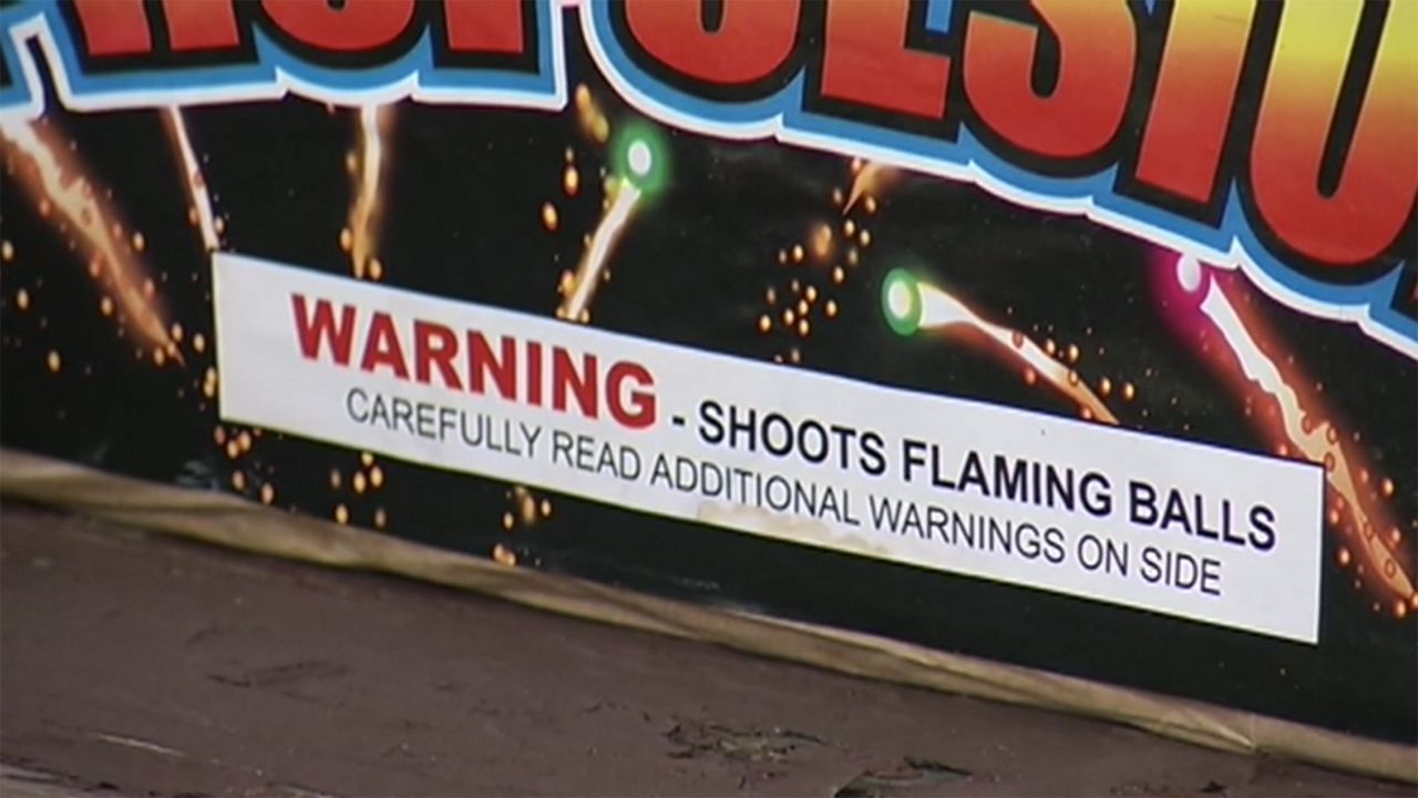 With Fourth of July next week, many people will set off fireworks in celebration. Over the past 15 years, injuries involving fireworks have increased nationwide. (Spectrum News photo)