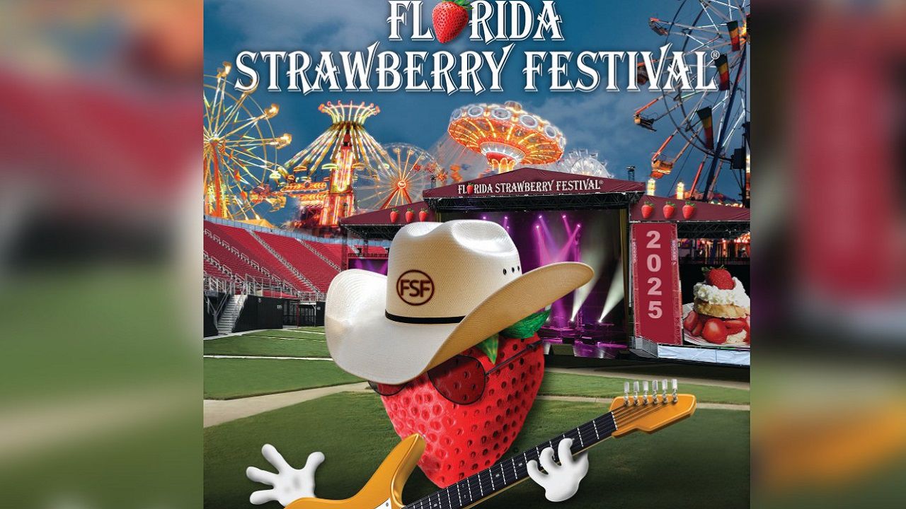 Entertainment lineup for the Florida Strawberry Festival