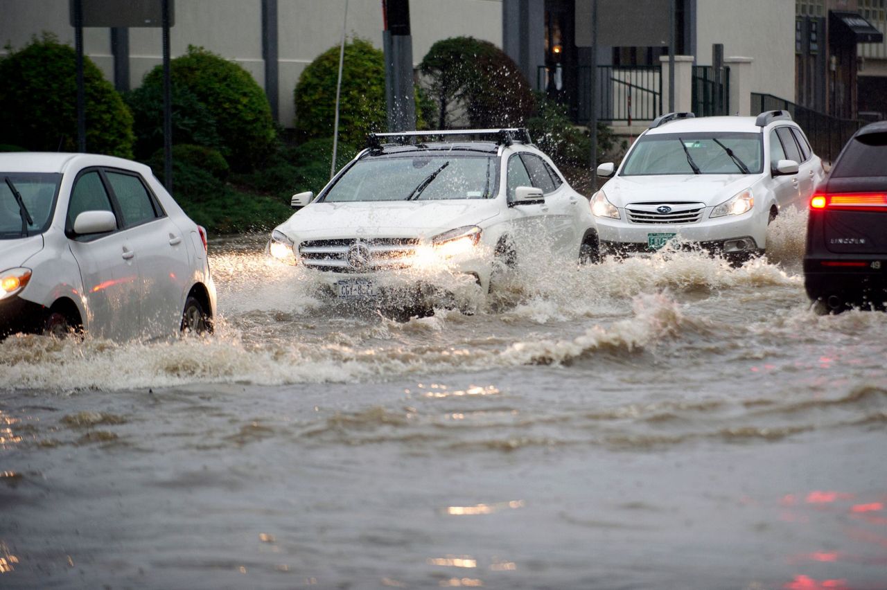 Heavy rains spurs flooding, rescues in NYC area, New England