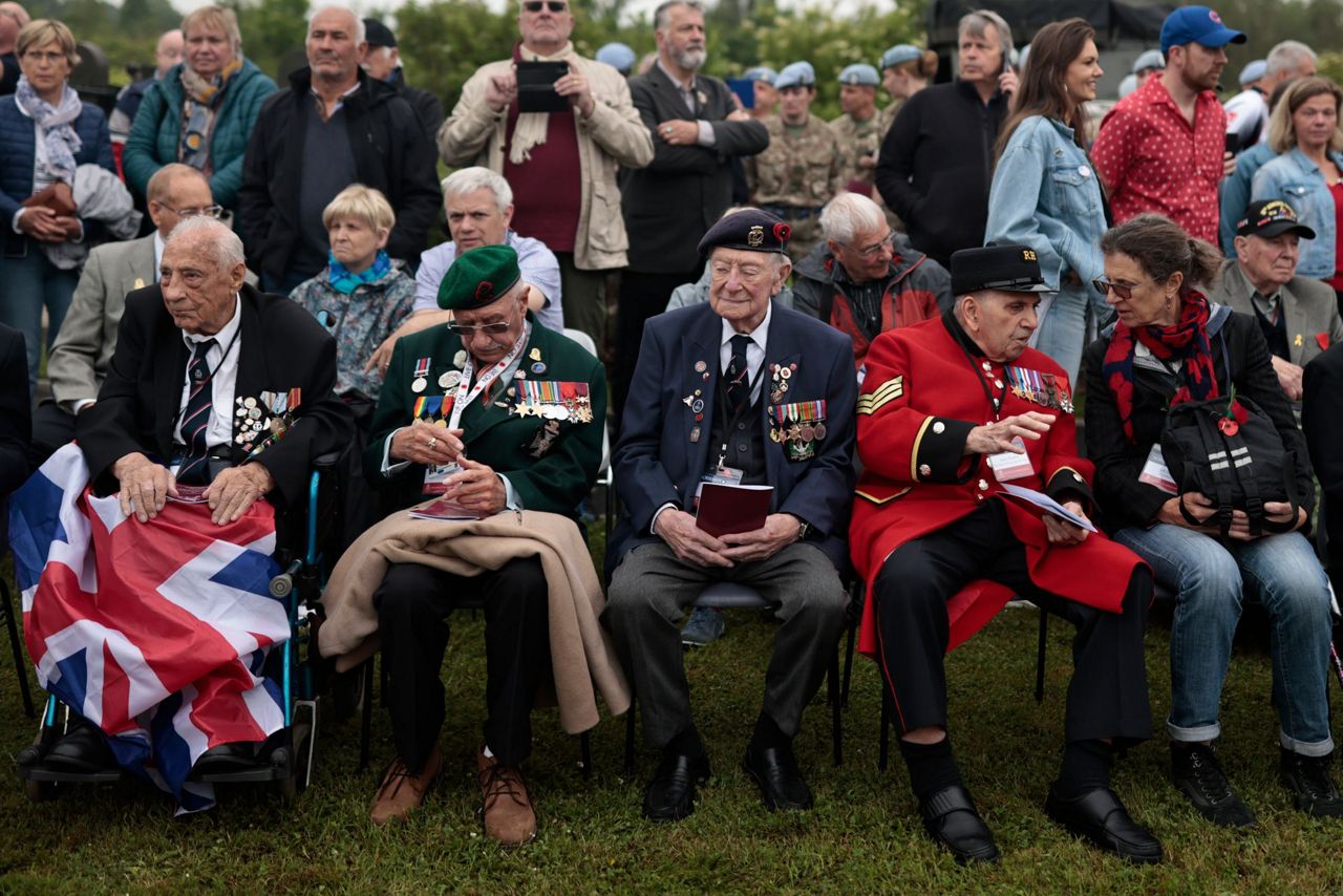 World War II veterans honored a day before D-Day anniversary