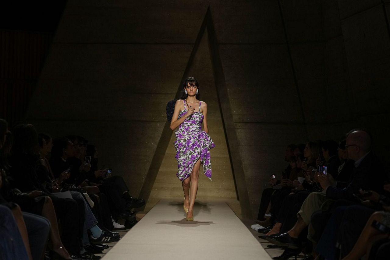 Chloe says it with printed flowers in Paris show