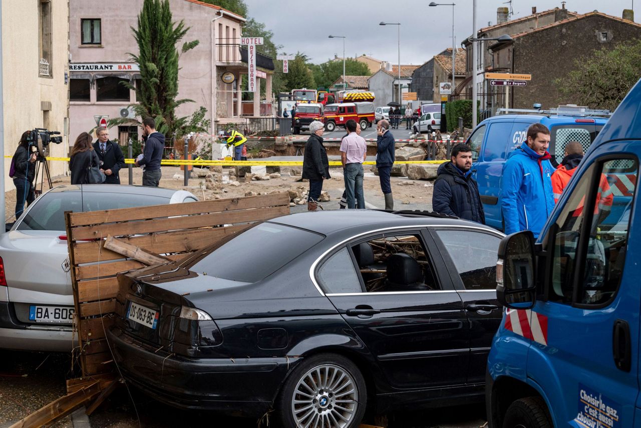 The Latest: Flash floods kill 13 people in southwest France
