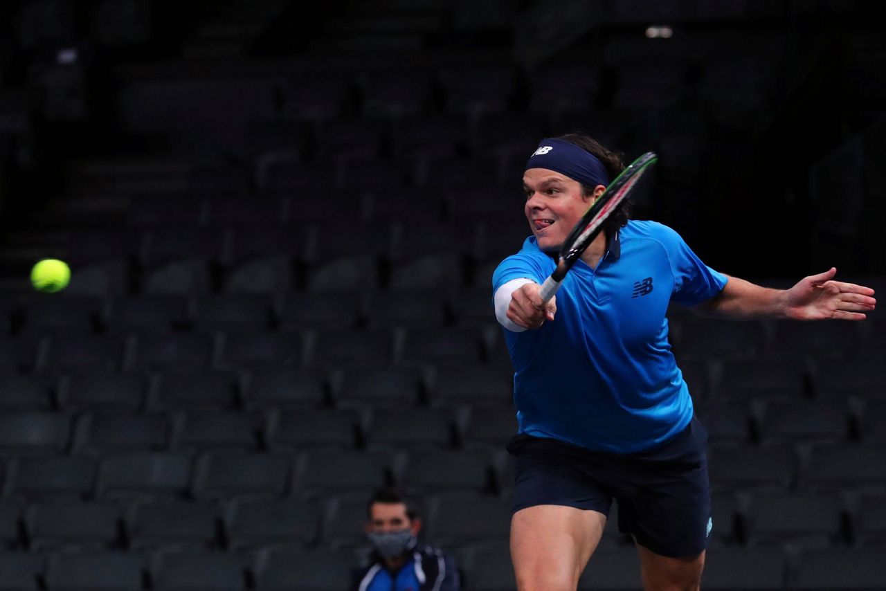 Medvedev beats Raonic to reach first Paris Masters final