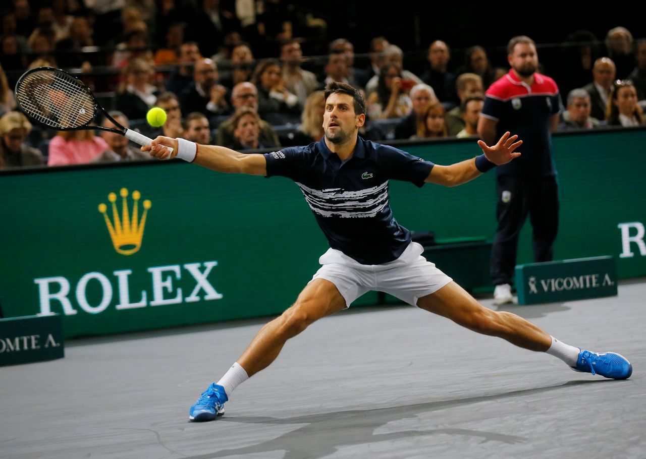 Djokovic reaches Paris Masters final after beating Dimitrov