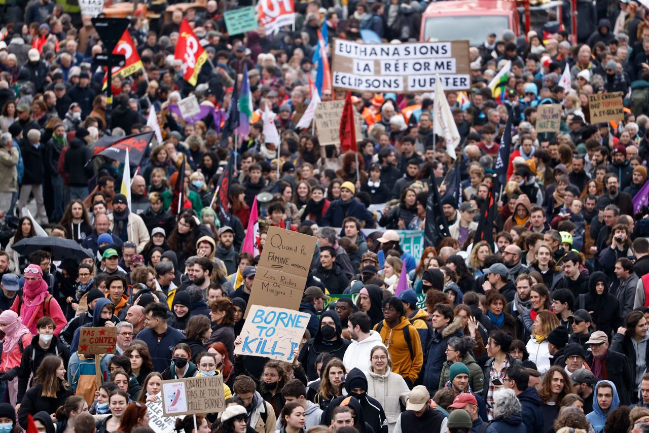 франция протест