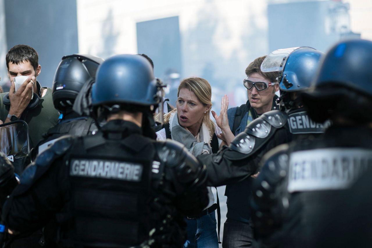 Heavy police deployed in Paris over an array of protests