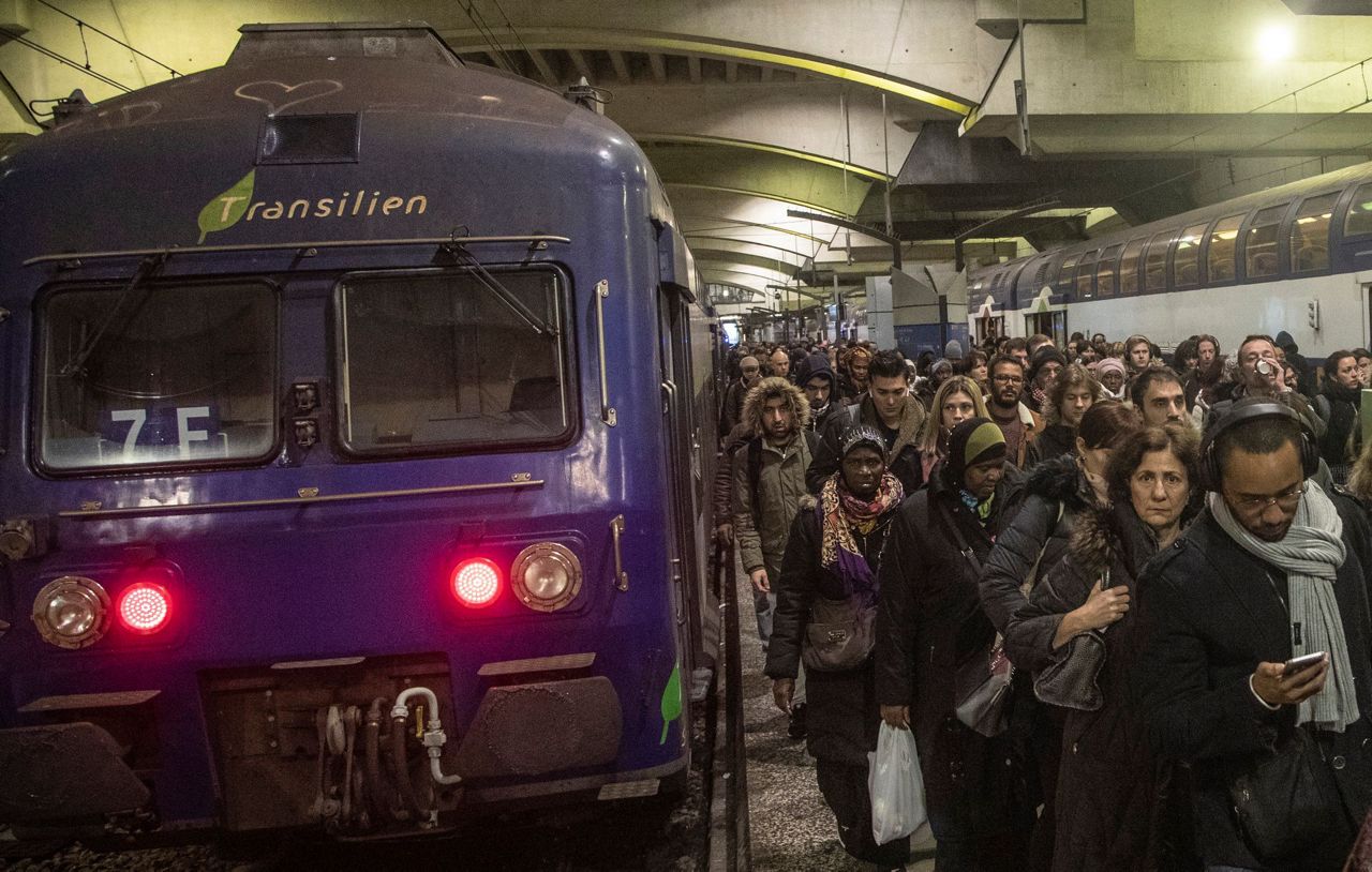 A milestone for French rail strikes 29th day of walkouts