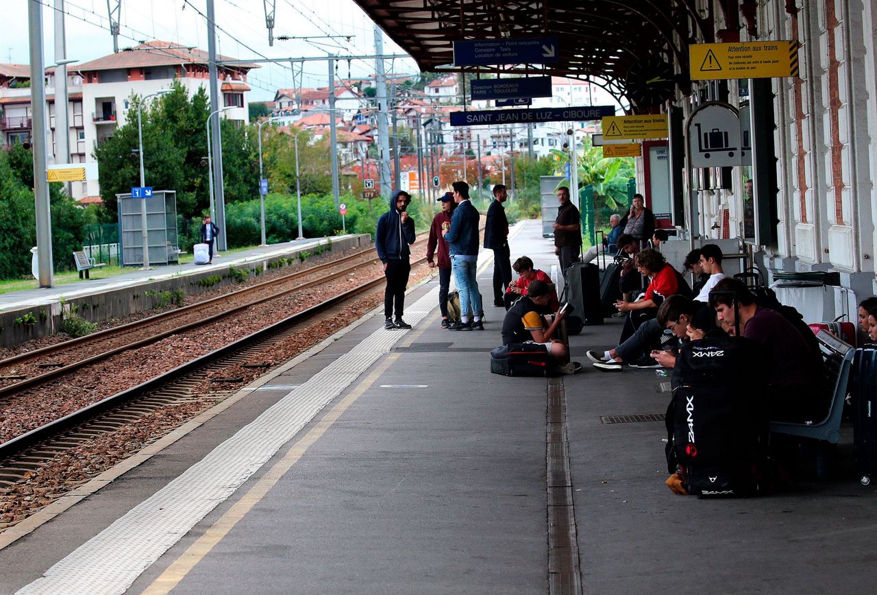 French rail routes disrupted by strike over train security