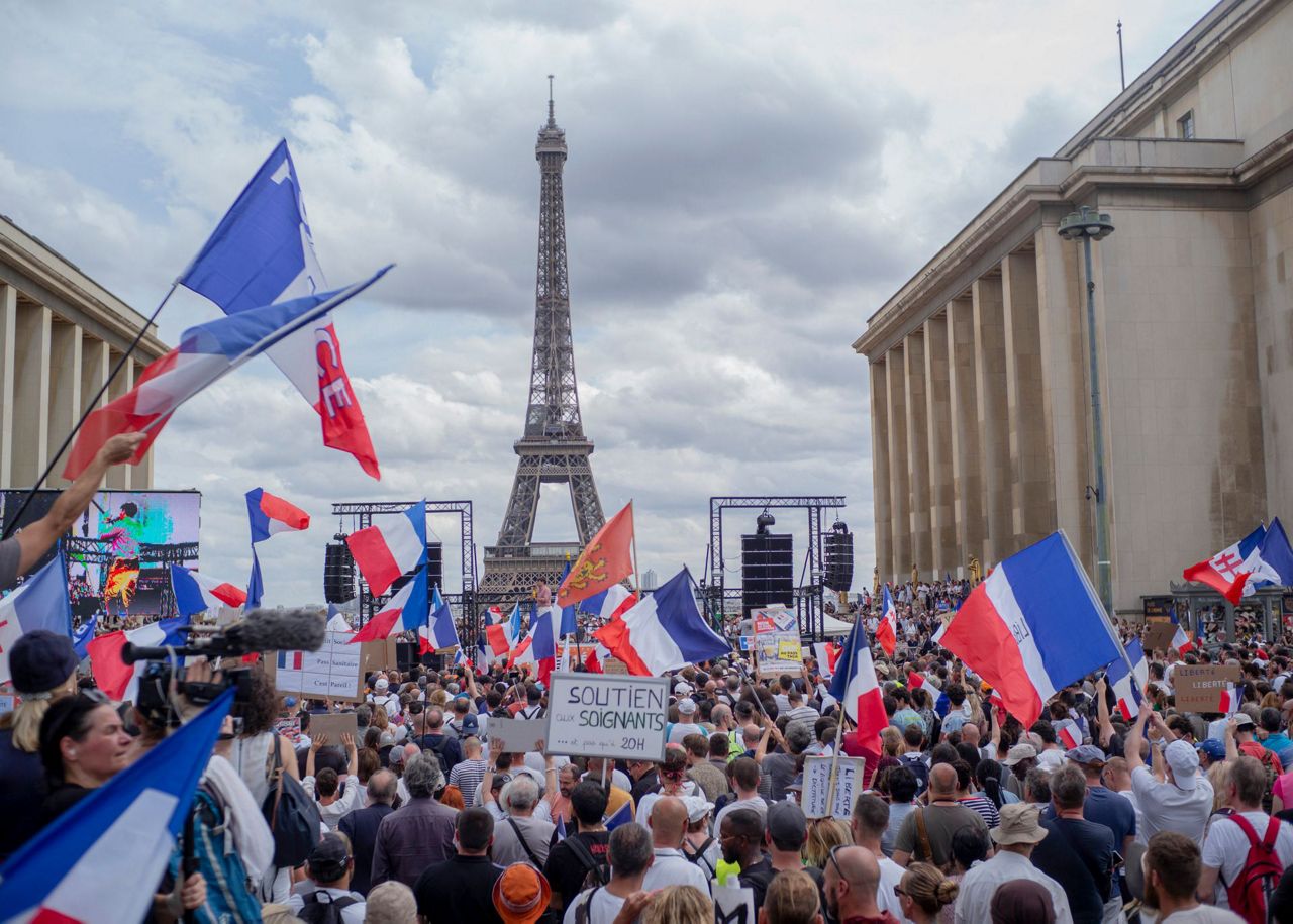 франция протест