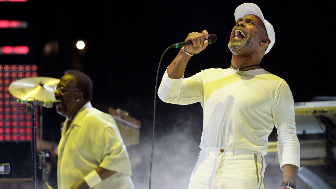 Maze featuring Frankie Beverly, right, performs during the Essence Music Festival at the Louisiana Superdome in New Orleans, Sunday, July 5, 2009. (AP Photo/Patrick Semansky, File)