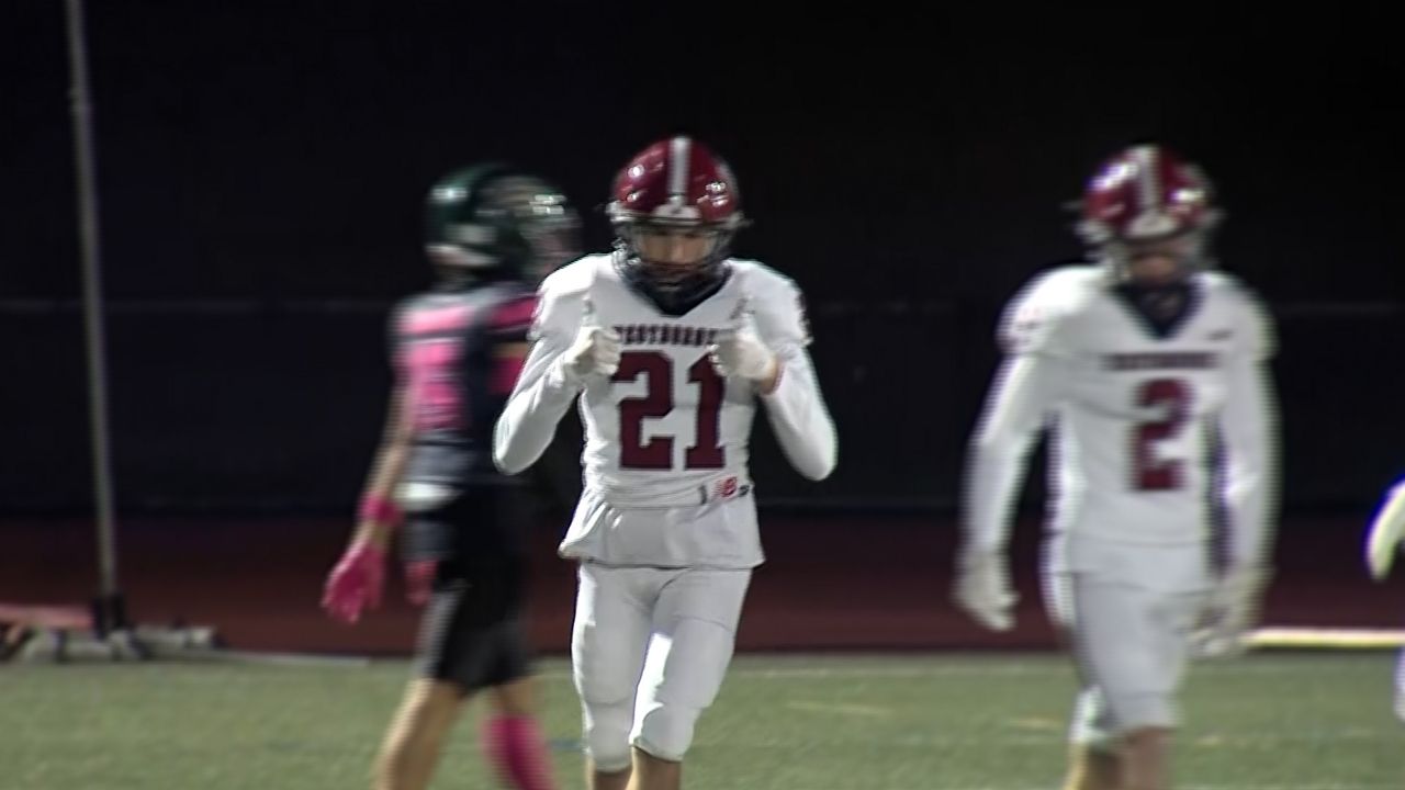 A Westborough Rangers player gives two thumbs up 
