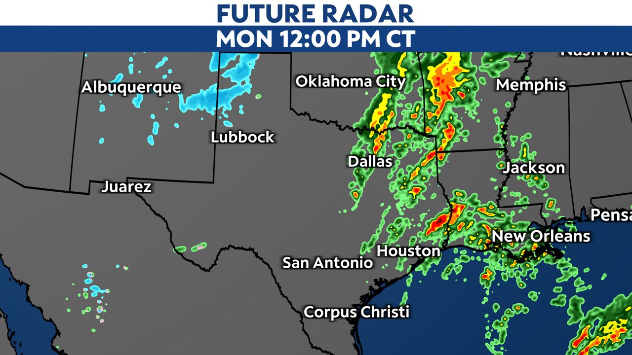 Damaging winds and some severe storms across Texas today