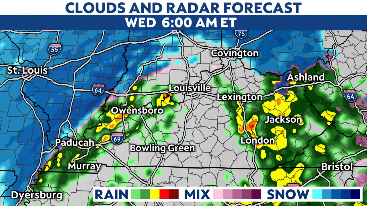 Winter weather arrives overnight for parts of Kentucky