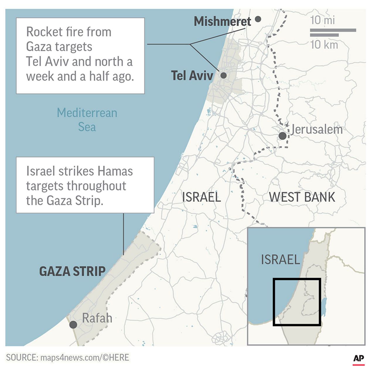 Tense calm in Gaza after Israel, Hamas exchange heavy fire