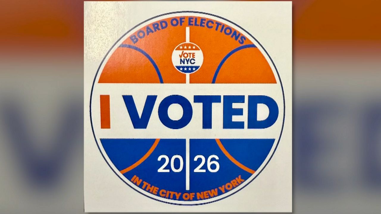 New York City Board of Elections offering Knicks-themed stickers to early voters Thursday
