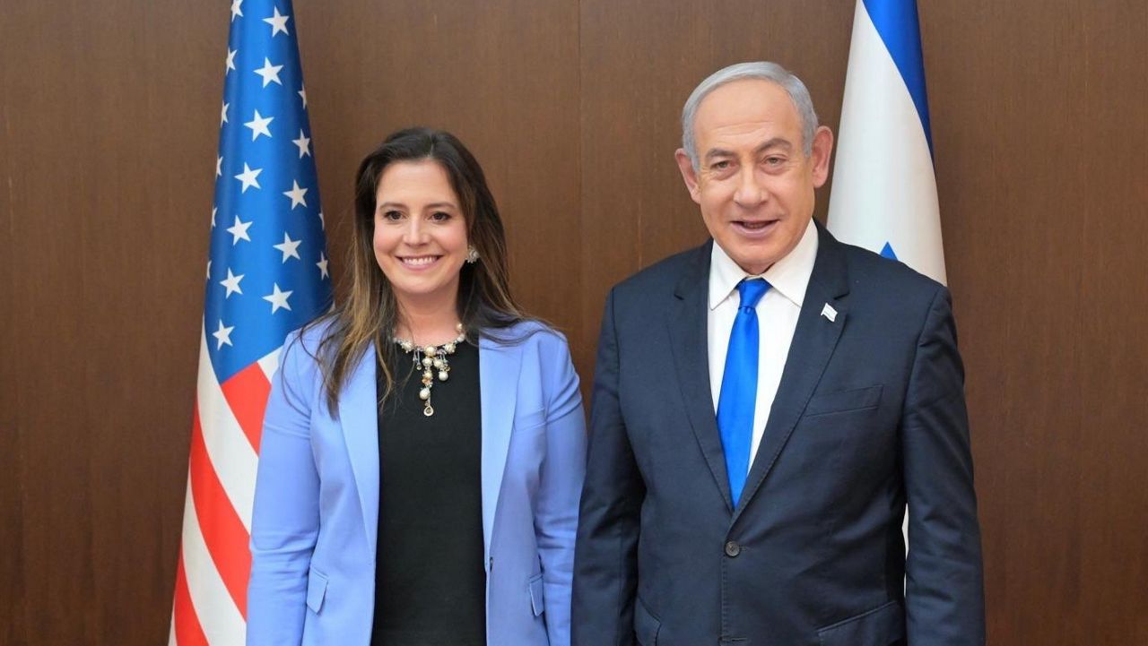 Rep. Elise Stefanik (R-NY) and Israeli PM Benjamin Netanyahu meet (courtesy: Stefanik's office)