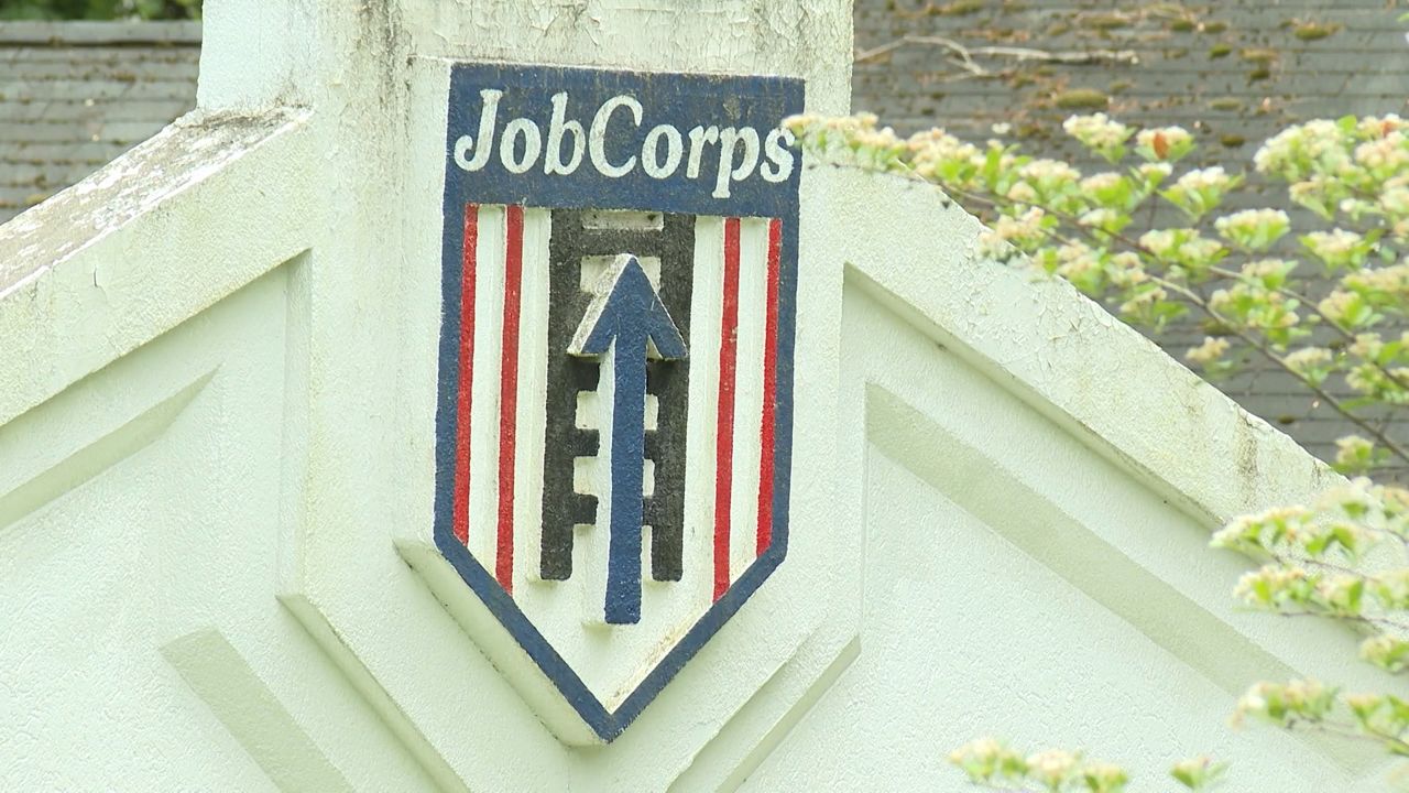 Outside the Grafton Job Corps building. (file photo)